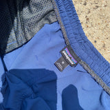 Patagonia Navy Blue Baggies Elastic Waist Shorts