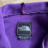 The North Face Womens Full Zip Purple Fleece Jacket