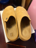 Birkenstock Zermatt Suede Slip-On Clogs 41 Narrow Hard Footbed