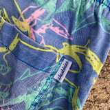 Mens Chubbies Multicolor Pastel Shark Patterned Swim Trunk Shorts