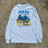 1990s Texas Long Sleeve Vintage Funny Joke T-shirt