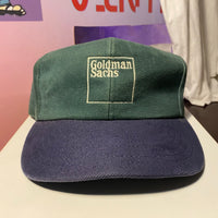 1980s Goldman Sachs Embroidered Company Promo Vintage Hat