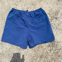 Patagonia Navy Blue Baggies Elastic Waist Shorts