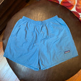 Patagonia Mens Baby Blue Baggies Swim Trunk Shorts 5”