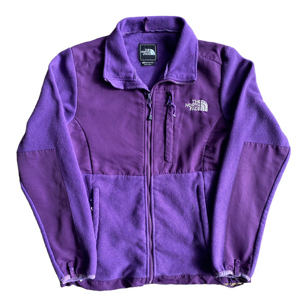 The North Face Womens Full Zip Purple Fleece Jacket