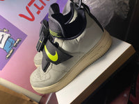 Nike Taupe Green Beaverton Oregon Strapped Af1 Shoes