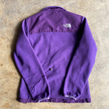 The North Face Womens Full Zip Purple Fleece Jacket