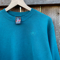 1990s USA Olympics Turquoise Vintage Crewneck Sweater