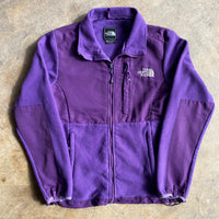 The North Face Womens Full Zip Purple Fleece Jacket