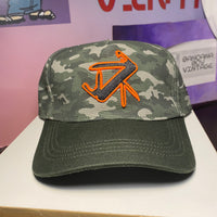 NEW Victorinox Swiss Army Knife Camo Green / Orange Embroidered Hat