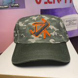 NEW Victorinox Swiss Army Knife Camo Green / Orange Embroidered Hat