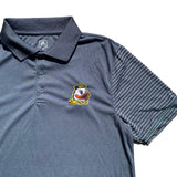 University of Oregon Ducks Grey / Green Striped Polo Shirt