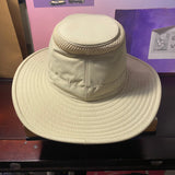 Tilley AirFlow Khaki Breathable Sun Shade Hat w/ String 7 1/8