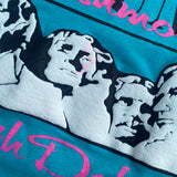 1980s Mount Rushmore Vintage Puff Paint Camping T-shirt