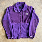 The North Face Womens Full Zip Purple Fleece Jacket