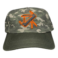 NEW Victorinox Swiss Army Knife Camo Green / Orange Embroidered Hat