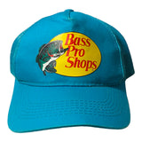 Bass Pro Shop Trucker Hat Turquoise Blue Snapback