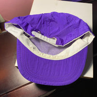 1980s Alcapulco Purple Nylon Retro Snapback Hat