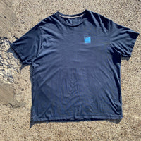 Patagonia Mens Navy Blue Double Sided Logo T-shirt