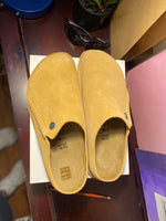 Birkenstock Zermatt Suede Slip-On Clogs 41 Narrow Hard Footbed