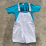 Vintage Austin Clothing Co Khaki Short Overalls