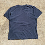 Nike Faded Black Embroidered Check Logo T-shirt