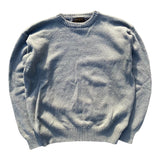 1990s / 00s Eddie Bauer Natural Vintsge Tan Wool Crewneck Sweater