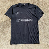 1980s Chicago Vaudeville True Vintage Faded Black T-shirt