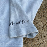 Vintage Angelfire Artisan Sunschein Designs Baby Blue Button Up Cardigan Sweater