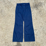 1970s Seafarer True Vintage Bell Bottom Denim Blue Jeans