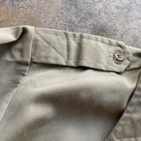 1970s Woolrich True Vintage Military Style Tan Button Up Collared Shirt