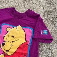 1990s Winnie the Pooh Vintage Purple Kids T-shirt