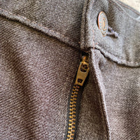 1970s Levi’s Action Slacks Black and Gold Tab Polyester True Vintage Dress Pants