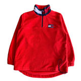 Tommy Hilfiger Classic Logo Collar Fleece Sweatshirt