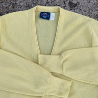 1990s Yellow Jantzen Cardigan Sweater