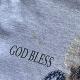 God Bless America Vintage West Highland Terrier Dog T-shirt