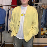 1990s Yellow Jantzen Cardigan Sweater