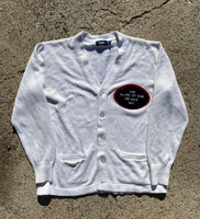 1985 Vintage Varsity Football Patch Cardigan Sweater