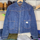 1950’s Montgomery Ward 101 Power House Wool Lined True Vintage Denim Jacket