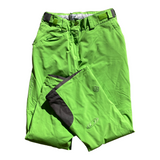 Salomon Icemania Lime Green and Black Belted Adjustable Insulated Snow Pants