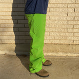 Salomon Icemania Lime Green and Black Belted Adjustable Insulated Snow Pants